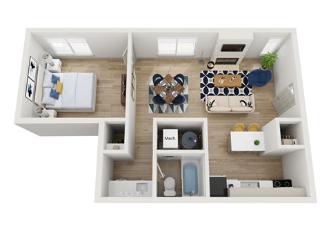 1 bed 1 bath A at AVIA Lofts on Parkway Apartments, Washington, 98662